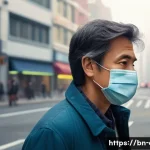 코 내시경 검사의 진단 가능 질환 - **Prompt:** A vivid, photorealistic image of a young to middle-aged adult (gender neutral) walking t...